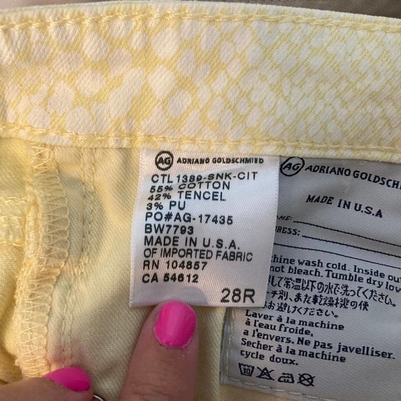 Adriano Goldschmied Jeans‎ Womens Sz 28R The Legging Ankle Super Skinny Snake AG - Picture 8 of 11